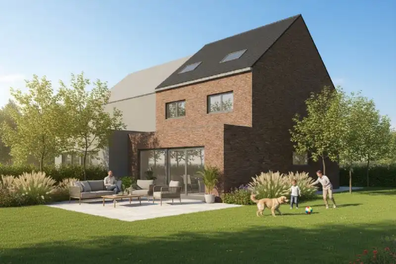Nieuw te bouwen halfopen woning te Meulebeke. foto 2