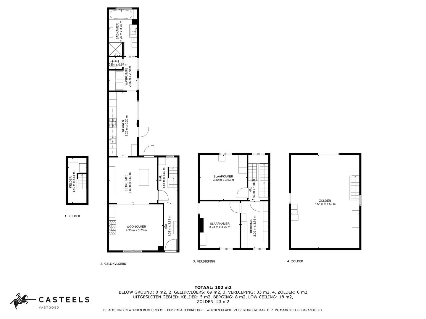 Instapklare gezinswoning met 3 slpks op 1200m² te Merelbeke foto 29