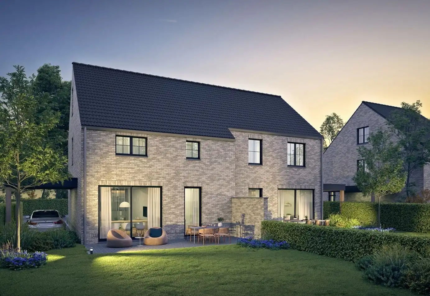 Halfvrijstaande nieuwbouwwoning gelegen op een perceel van 3a35ca op een gunstige locatie nabij de Nederlandse grens!  foto 2