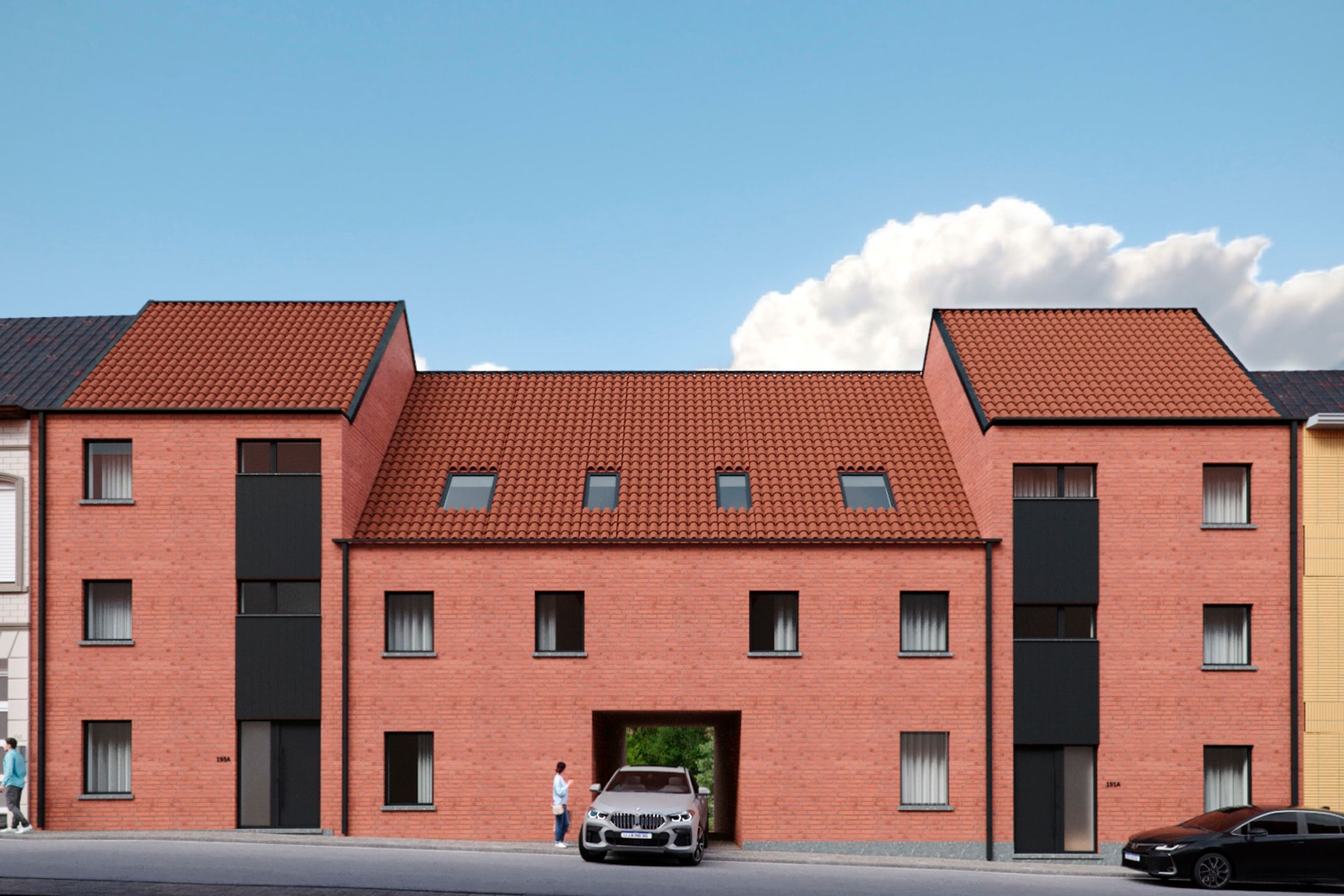 Vergund project voor 4 nieuwbouwwoningen met rivier zicht foto 4