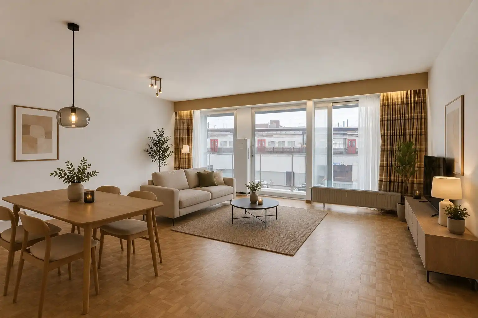 Ruim appartement aan het treinstation te Denderleeuw foto {{pictureIndex}}