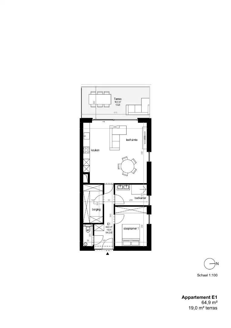 Appartement op de eerste verdieping foto 4