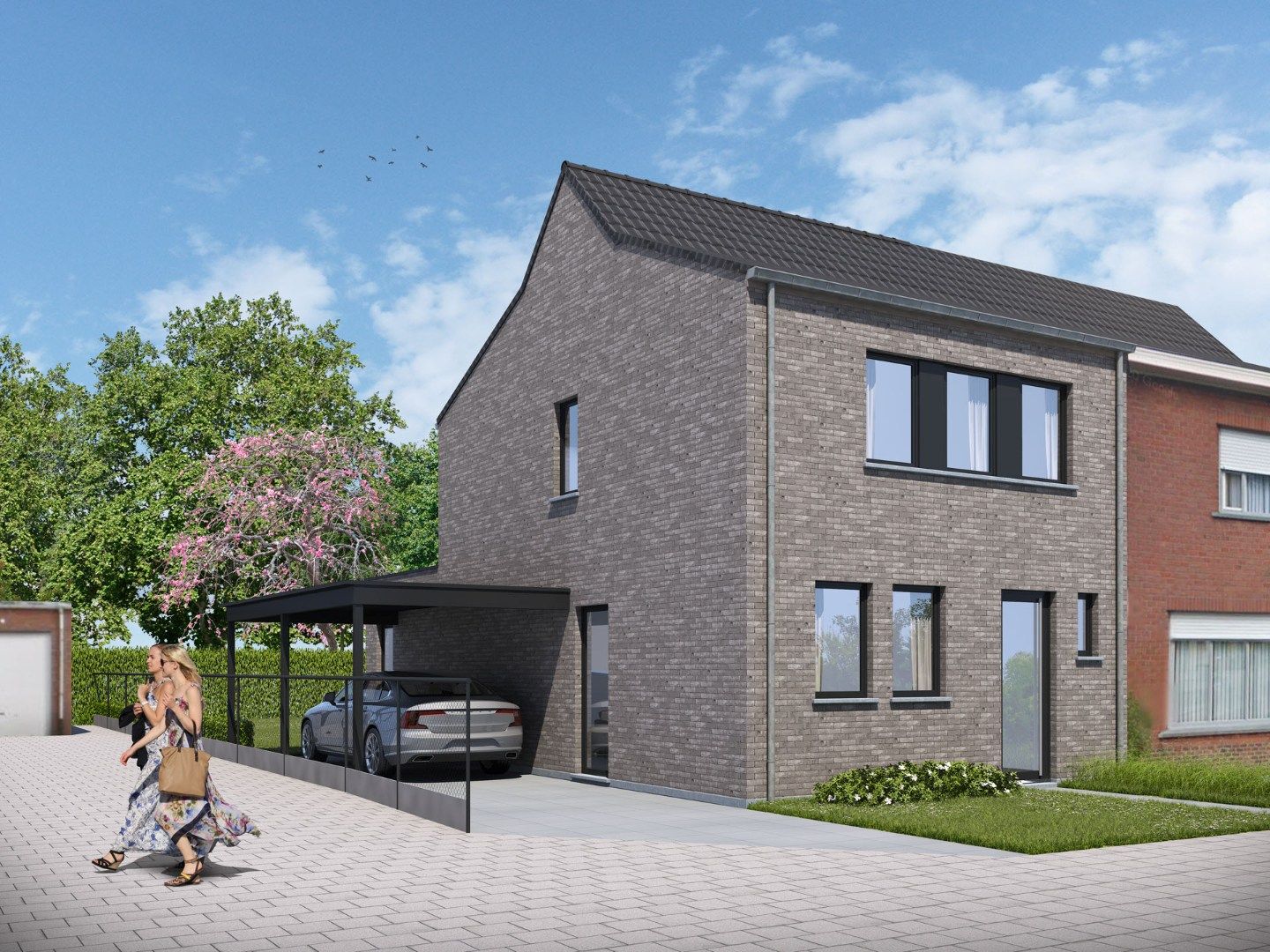 Moderne nieuwbouwwoning in Koolkerke foto {{pictureIndex}}