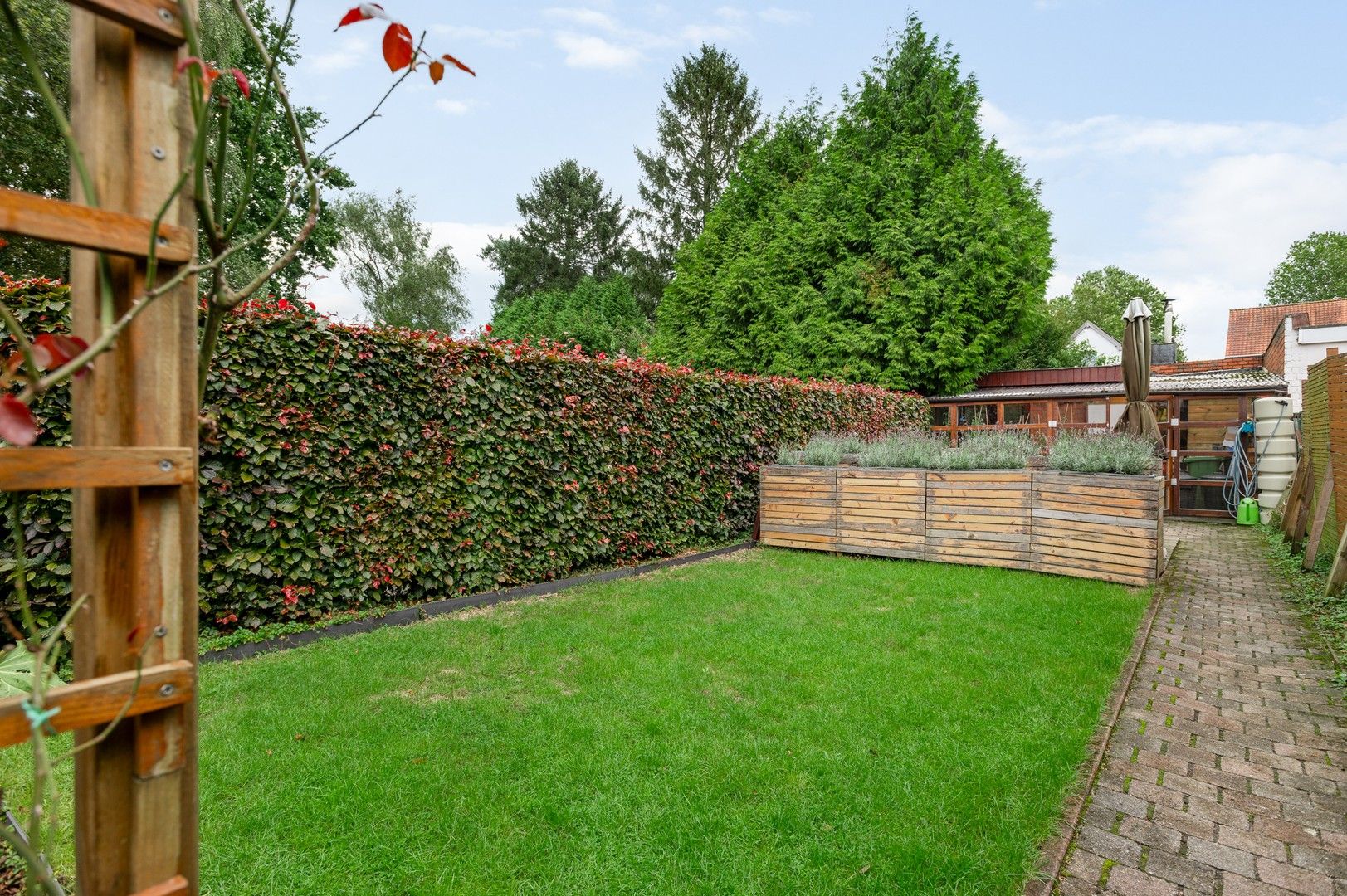 Pareltje in Brasschaat met 3 slaapkamers en een zonnige tuin foto 14