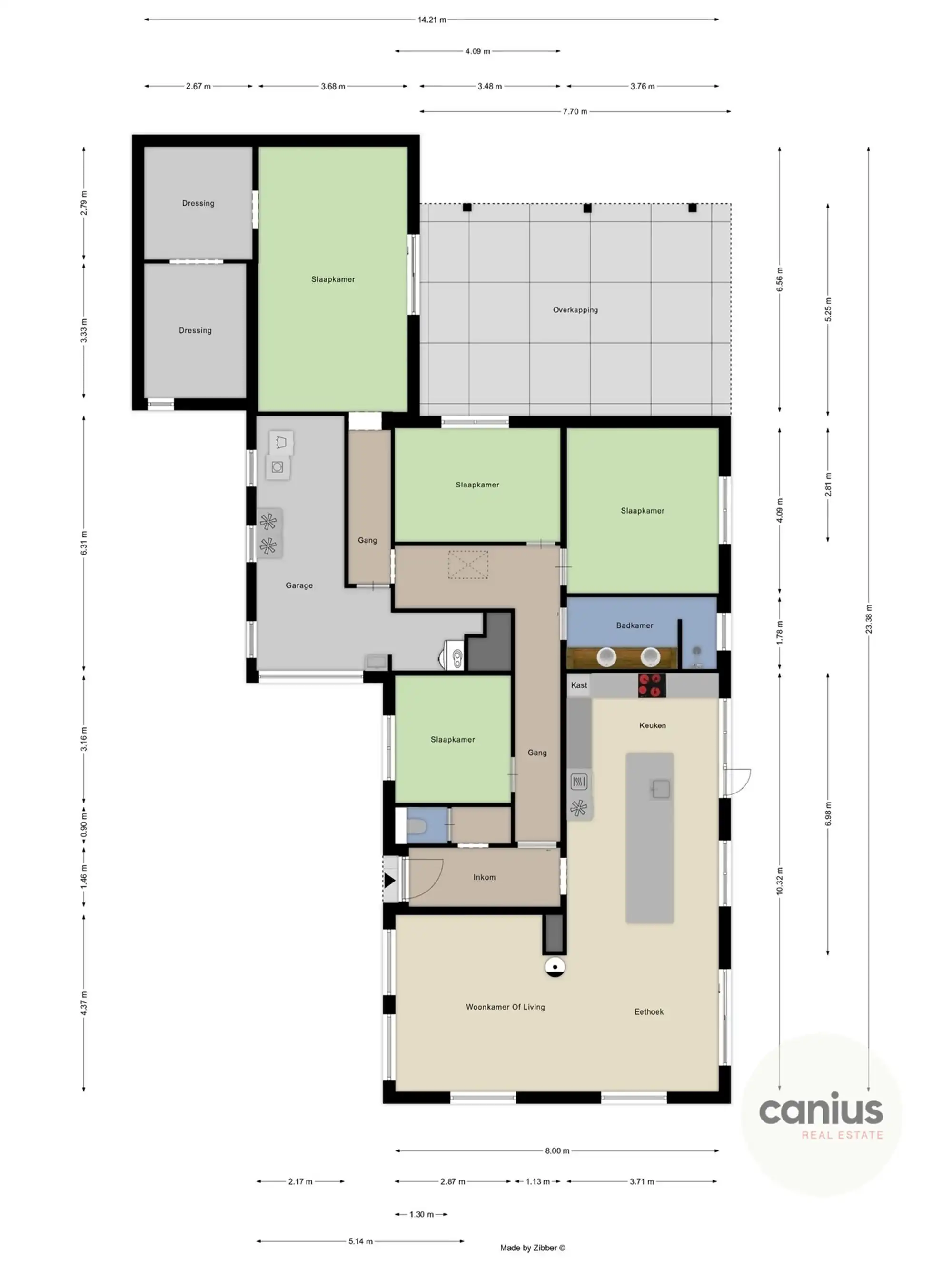 KNAPPE GELIJKVLOERSE WONING MET 4 SLAAPKAMERS foto 27