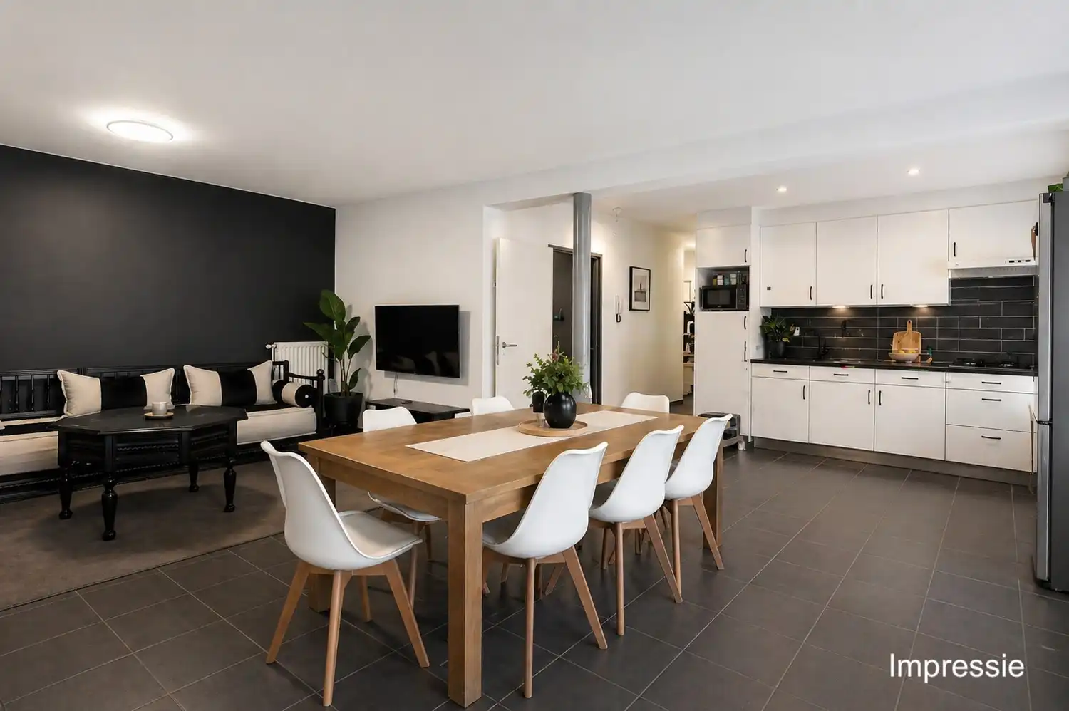 Gelijkvloers appartement met één slaapkamer op toplocatie te Lint foto {{pictureIndex}}