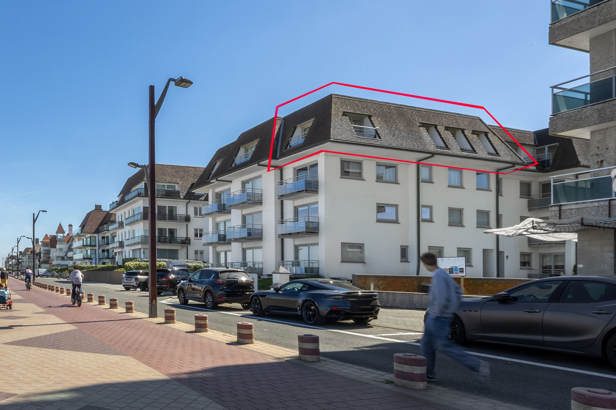 High-end hoekappartement met zeezicht in Knokke-Zoute foto 2