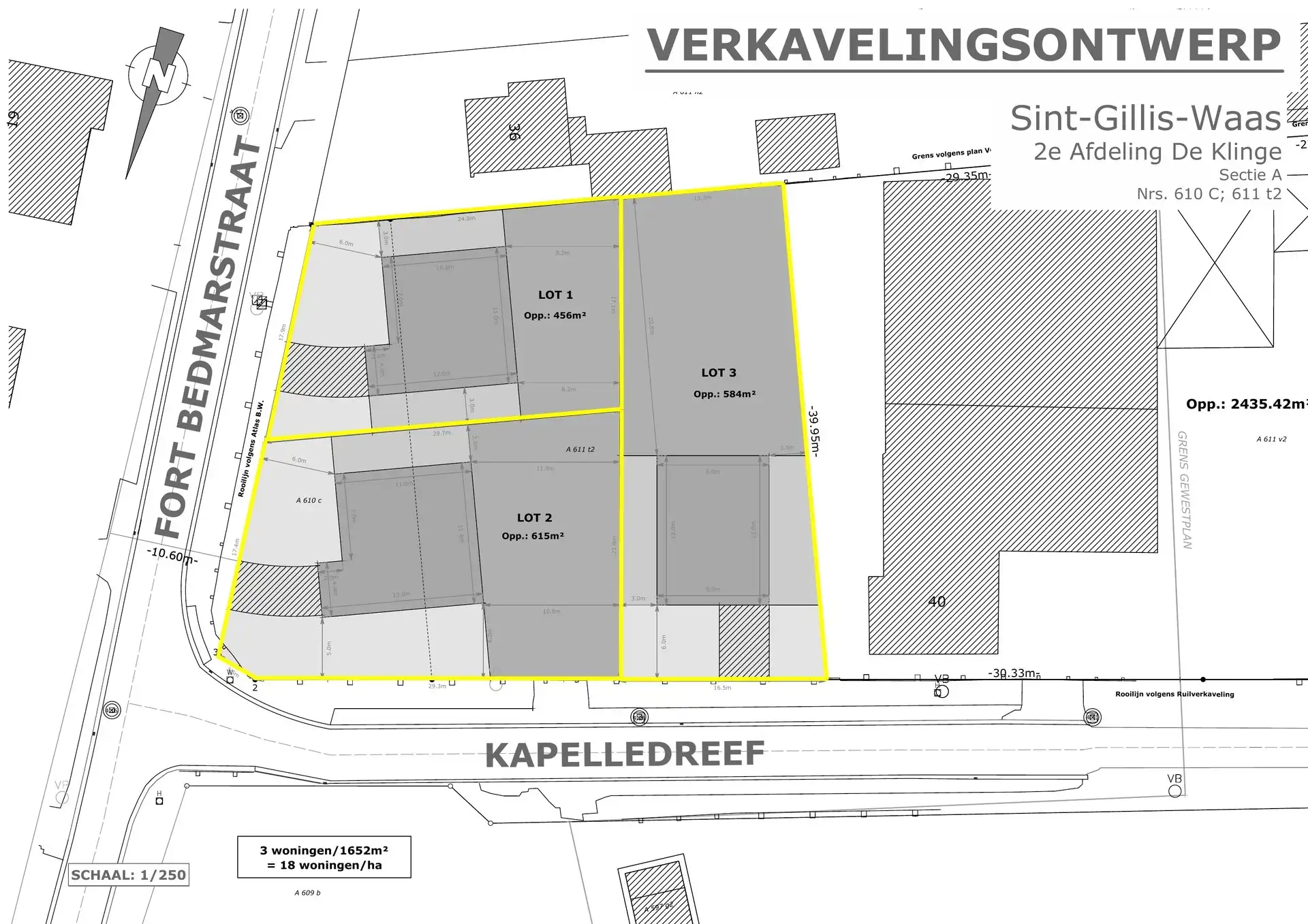 Grond te koop Fort Bedmarstraat - 9170 DE KLINGE