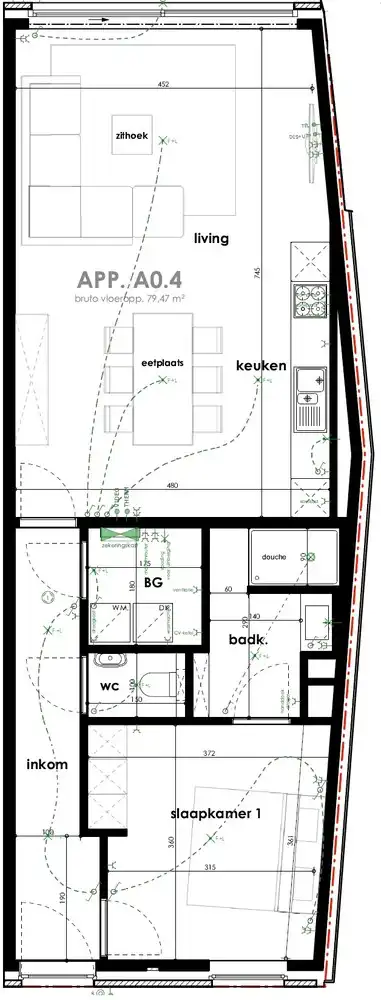 Gelijkvloers nieuwbouwappartement te Meulebeke. foto 6