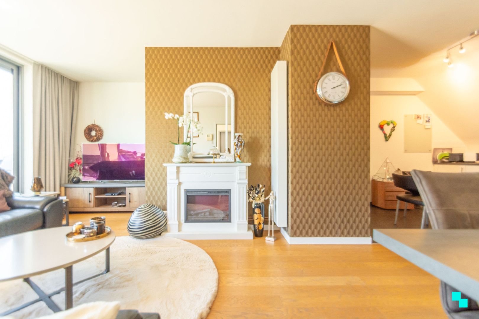 Tweeslaapkamerappartement met ruim terras in het dorp van Merelbeke foto 5