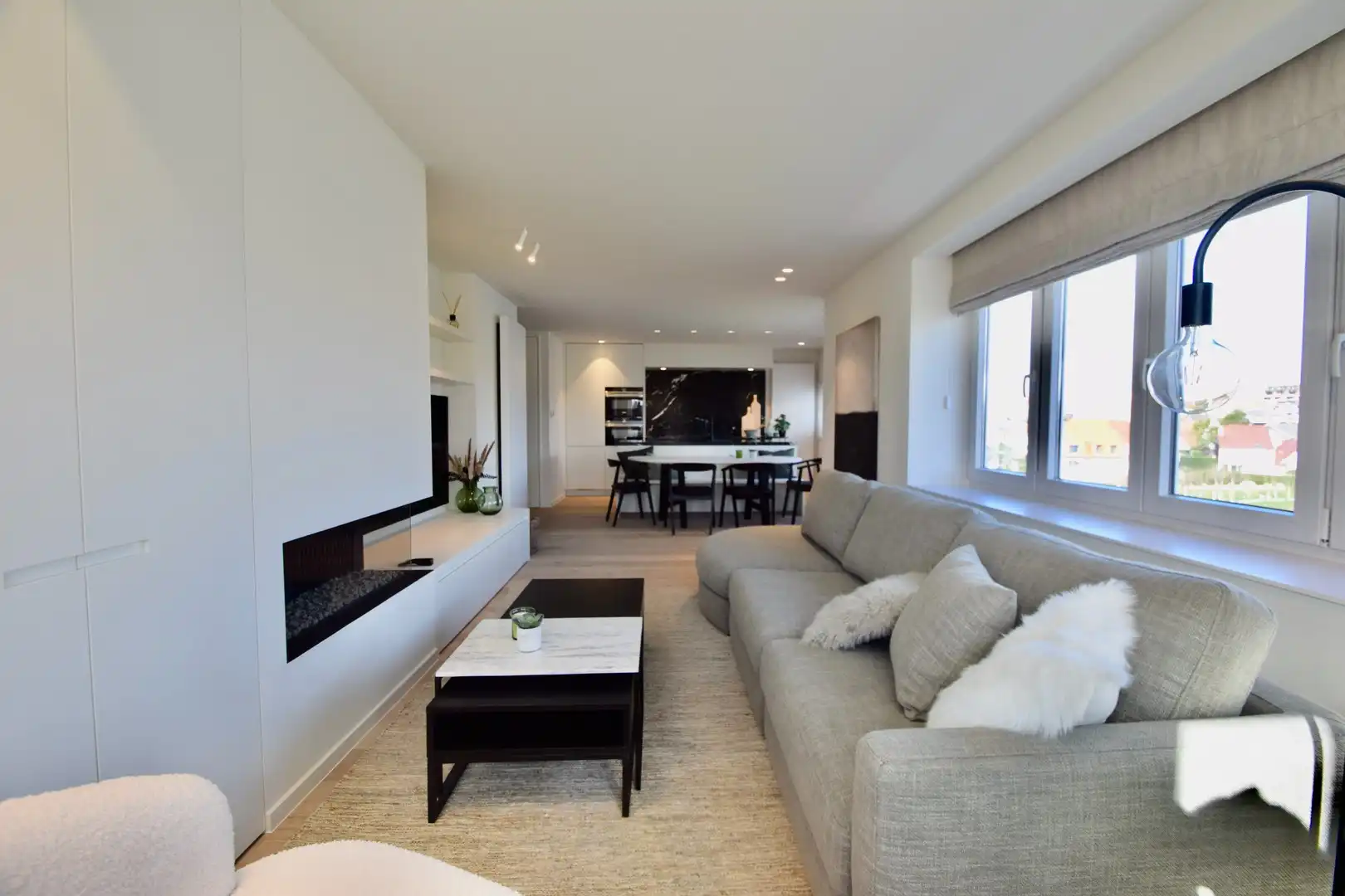 Gerenoveerd hoekappartement, heel rustig gelegen te Knokke,  genietend van een uitgestrekt zicht op het Zegemeer. foto 4