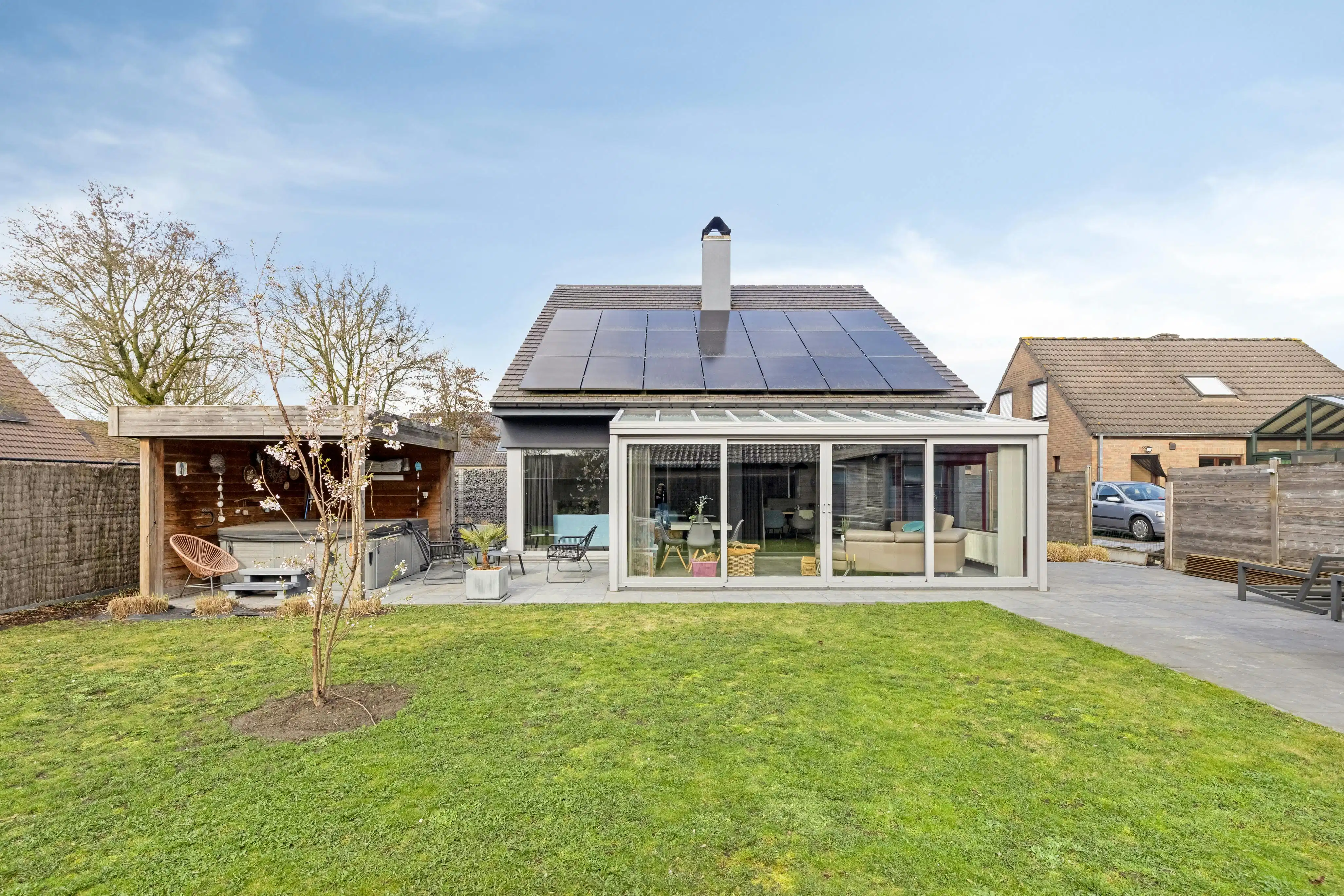 Ruim huis met 3 slpk, zuidgerichte tuin en rustige ligging in Lievegem foto 34