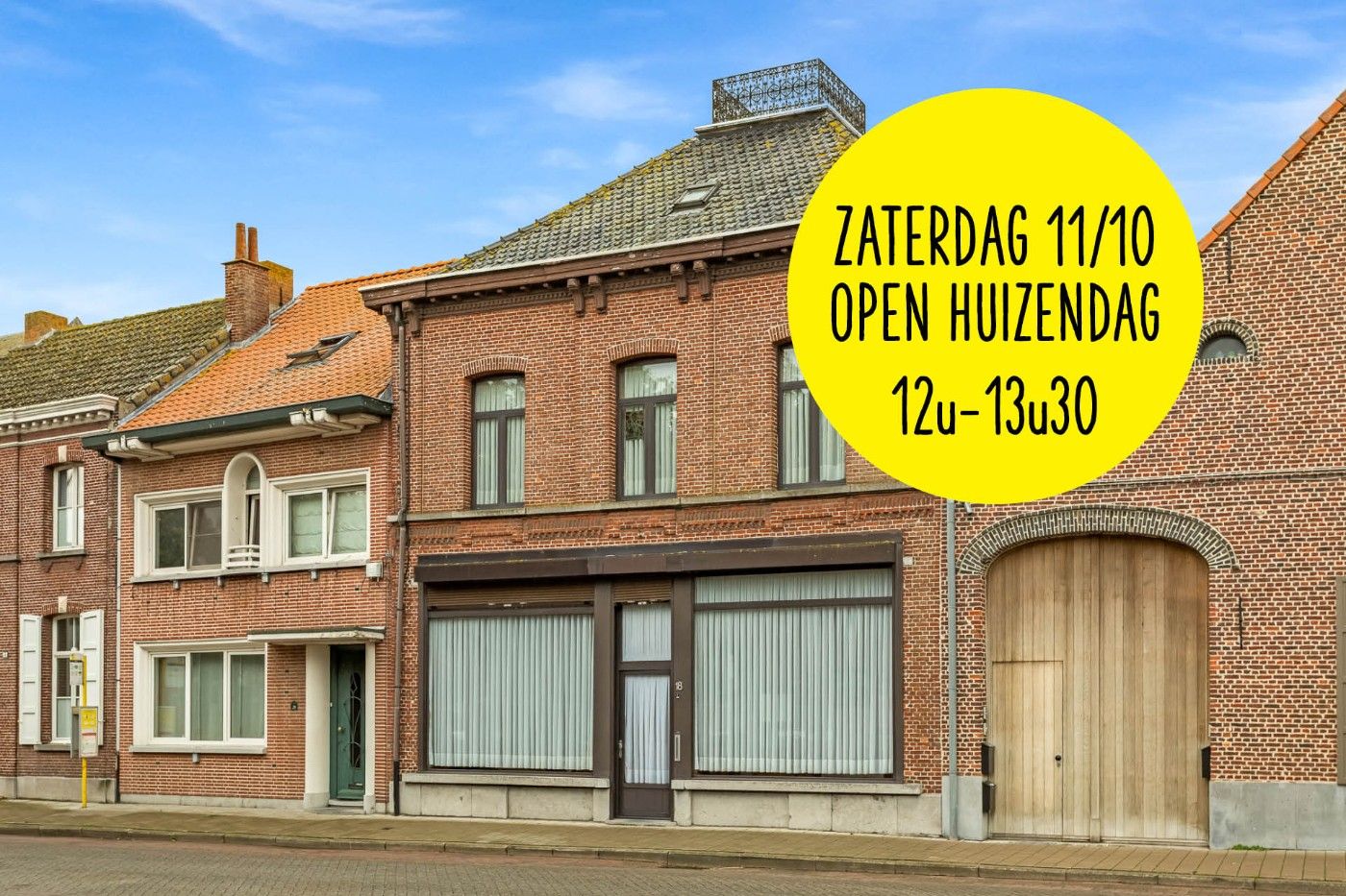 Hoofdfoto van de publicatie: Charmant, te renoveren pand met authentieke elementen en zuid-tuin in centrum Zandvliet