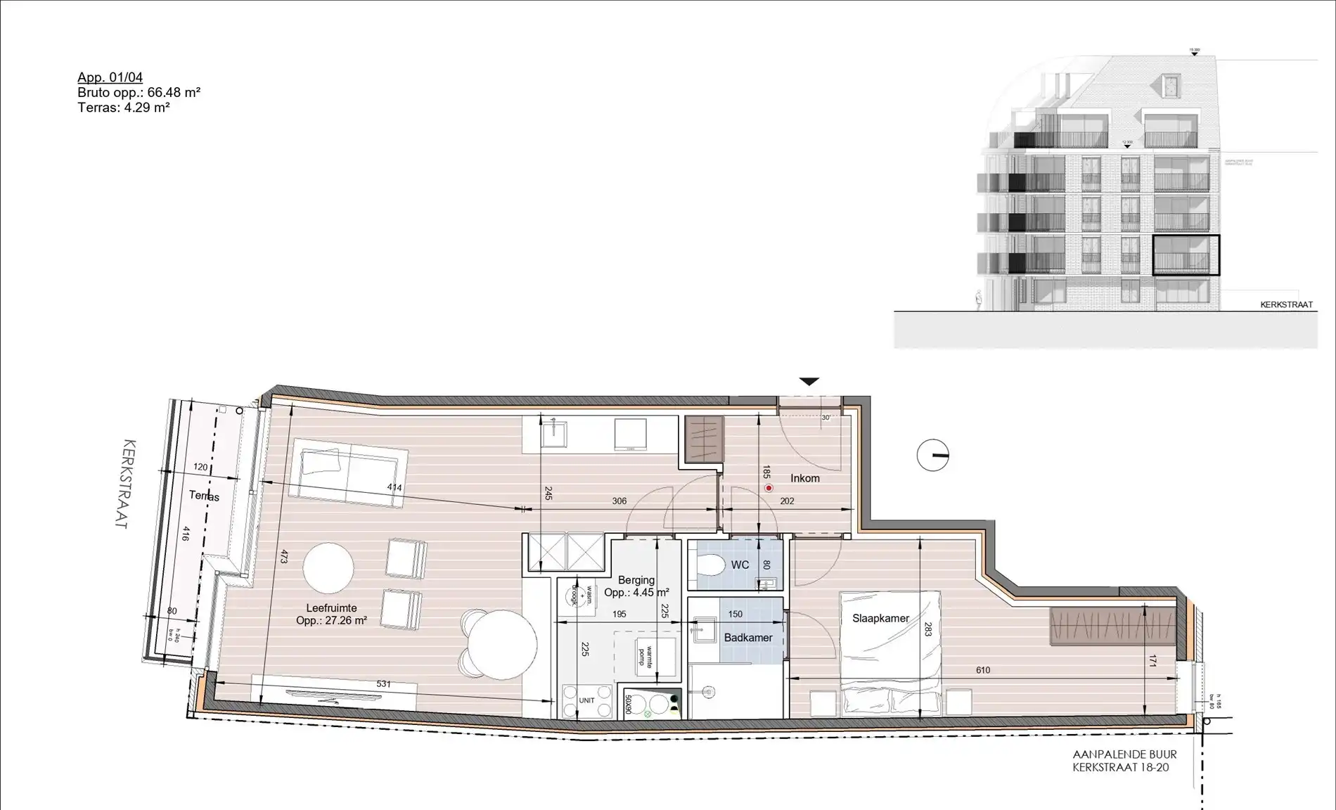 Gezellig 1 slaapkamer appartement in Res. Antoine  foto 5