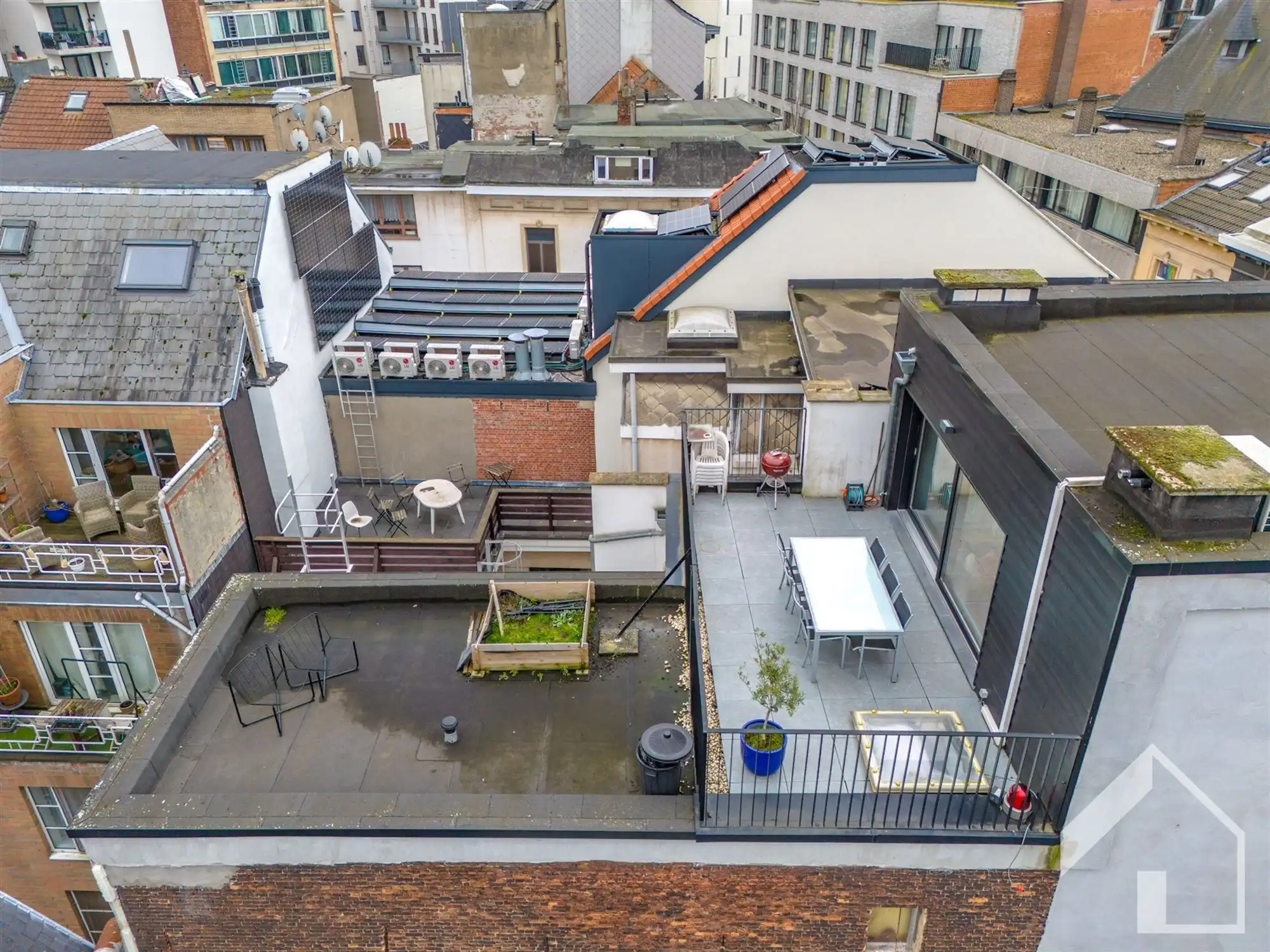 Dakappartement met prachtig terras, 1 slaapkamer in Antwerpen centrum foto 11
