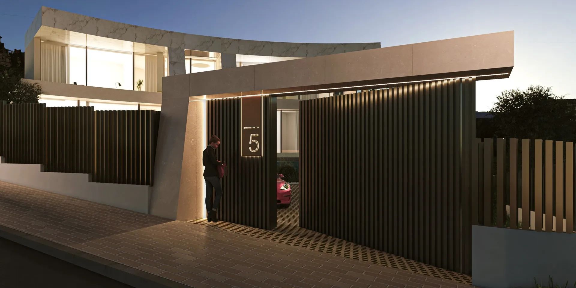 Architectonisch meesterwerk aan de golf – exclusieve villa in het hart van de Gouden Driehoek foto 4