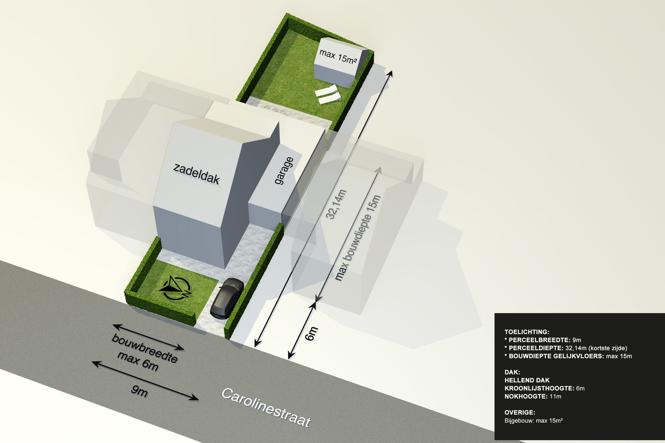 Bouwgrond ca. 296,3m² gelegen in een doodlopende straat te Minderhout foto {{pictureIndex}}