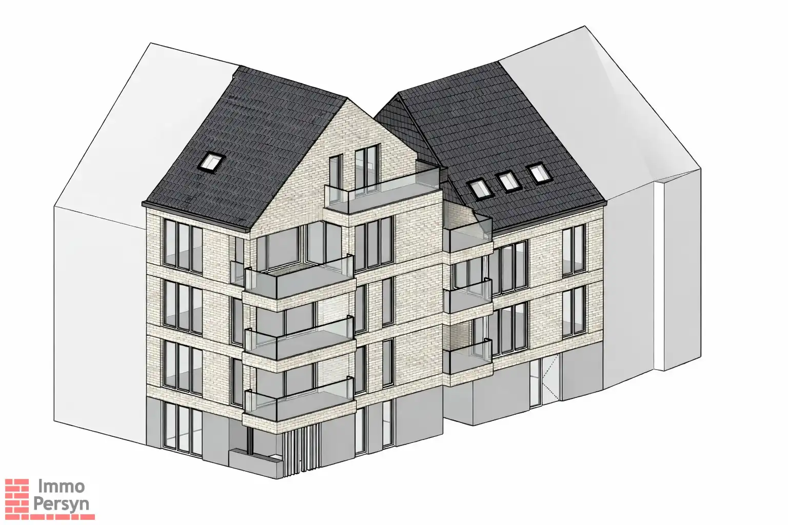 Volledig vergunde projectgrond in de binnenstad van Diest foto {{pictureIndex}}