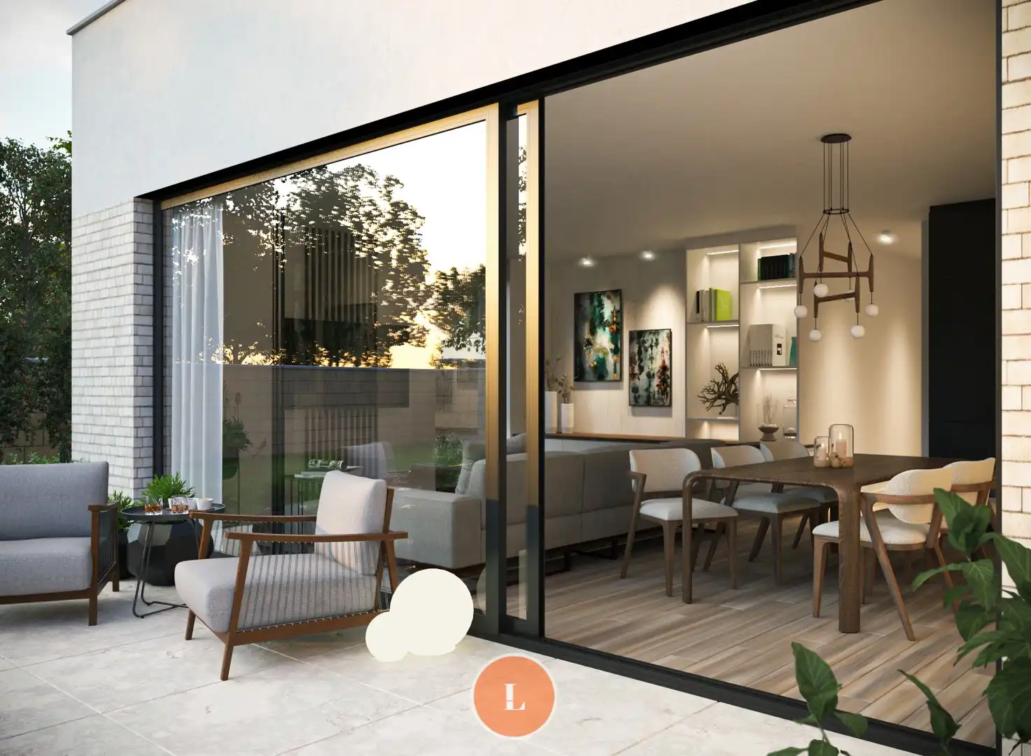 Nieuwbouw urban villa appartement met ruim terras en parkeerplaats foto 5