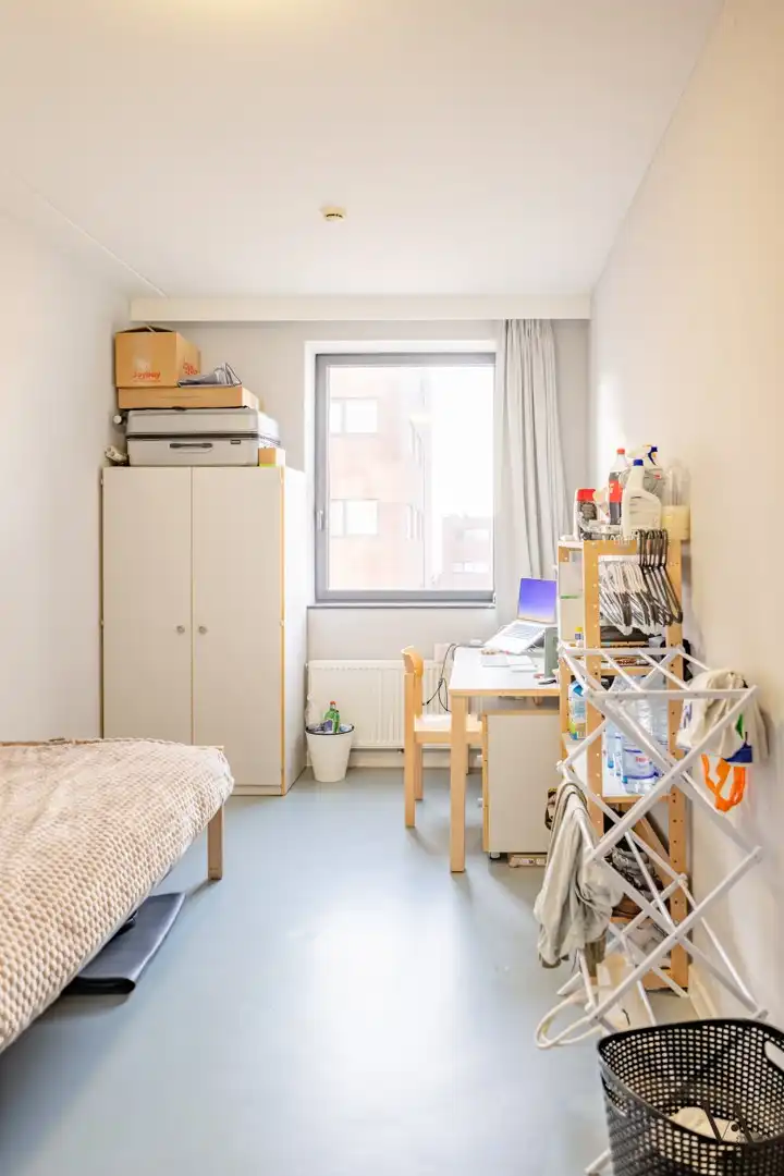 Zorgeloze studentenkamer met eigen sanitair in Residentie Waterview Leuven foto 4