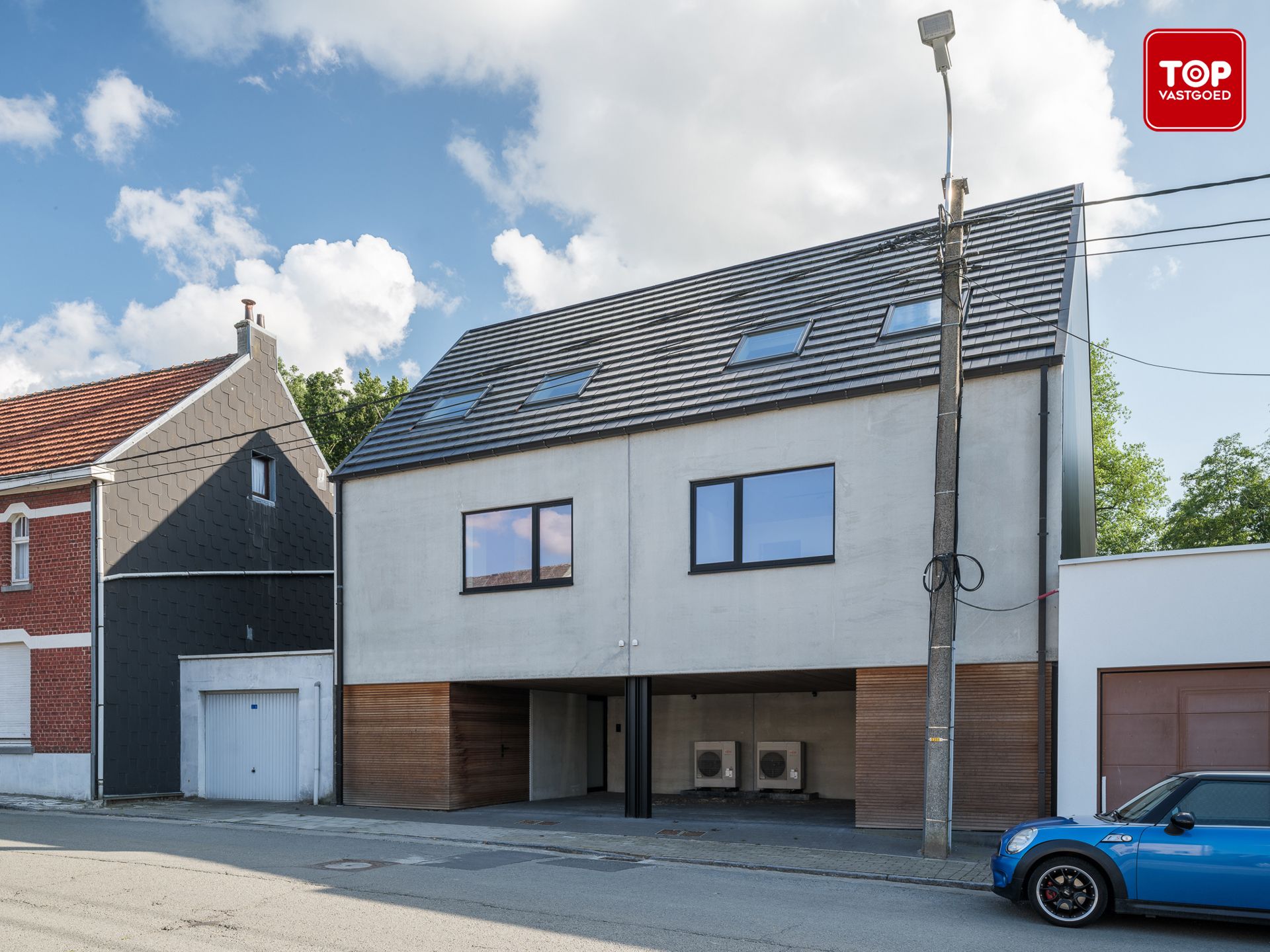 Energiezuinige (A+) designwoning met 3 slaapkamers, zonnige tuin en luxueuze betonafwerking in Vlierzele foto 2