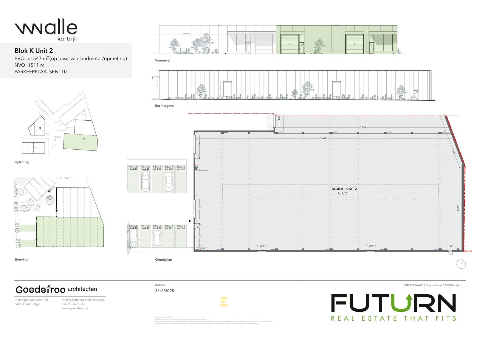 Nieuwbouw magazijn (1.547 m²), mogelijkheid om samen te voegen met een magazijn van 906 m² ! foto 8