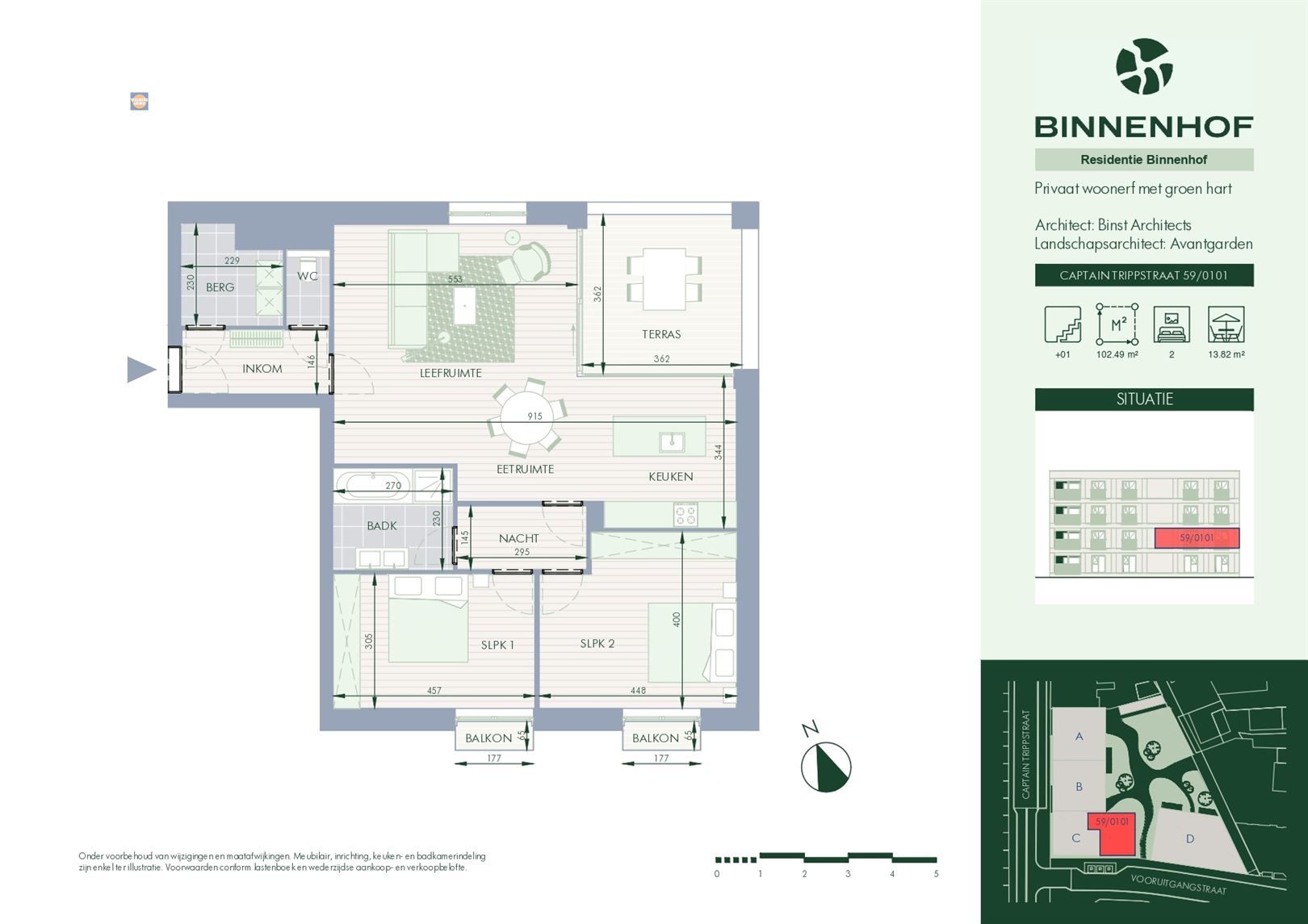 Lichtrijk appartement op de eerste verdieping met twee slaapkamers en buitenruimtes foto 7
