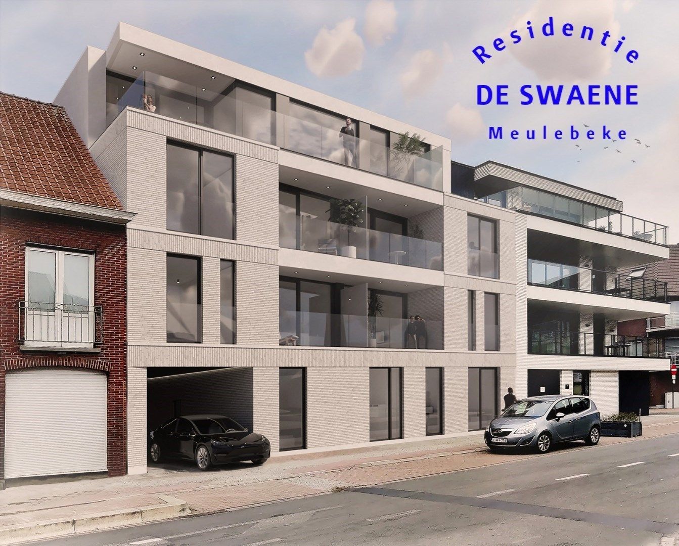 Appartement op 1eV in Nieuwbouwresidentie op de Goethalsplaats in het hart van Meulebeke foto 1