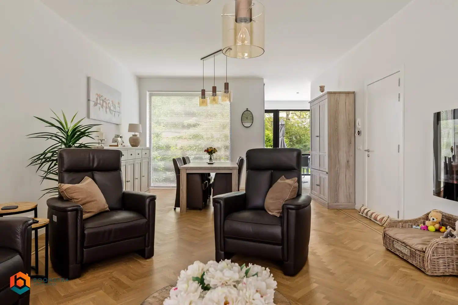 Gelijkvloers energiezuinig app. met 3 slpkrs, terras en tuin te Kessel foto 3