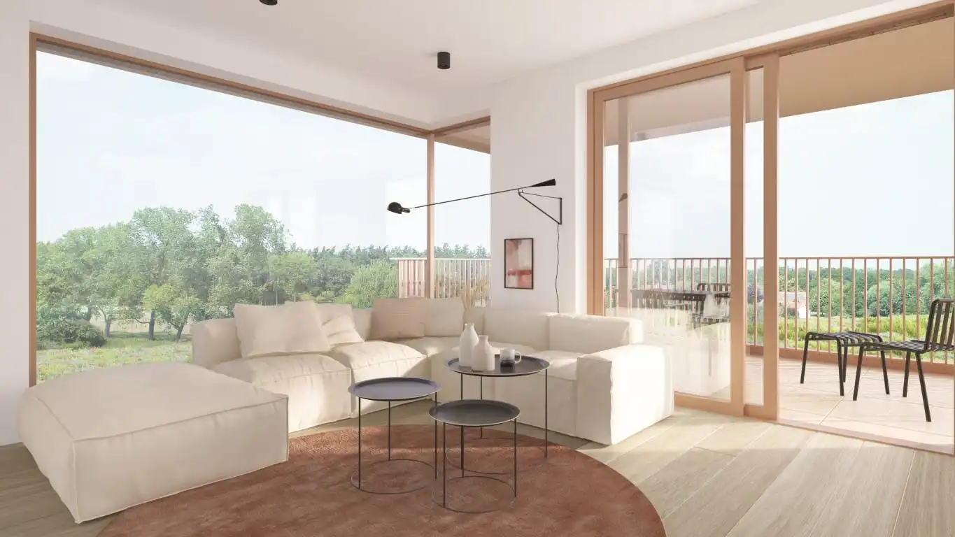 Penthouse met royaal terras en 3 slaapkamers te Loppem foto 4