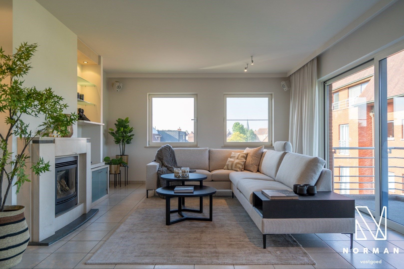 Ruim appartement met 2 slaapkamers, ondergrondse garage en prachtig zicht op de Leie foto 2