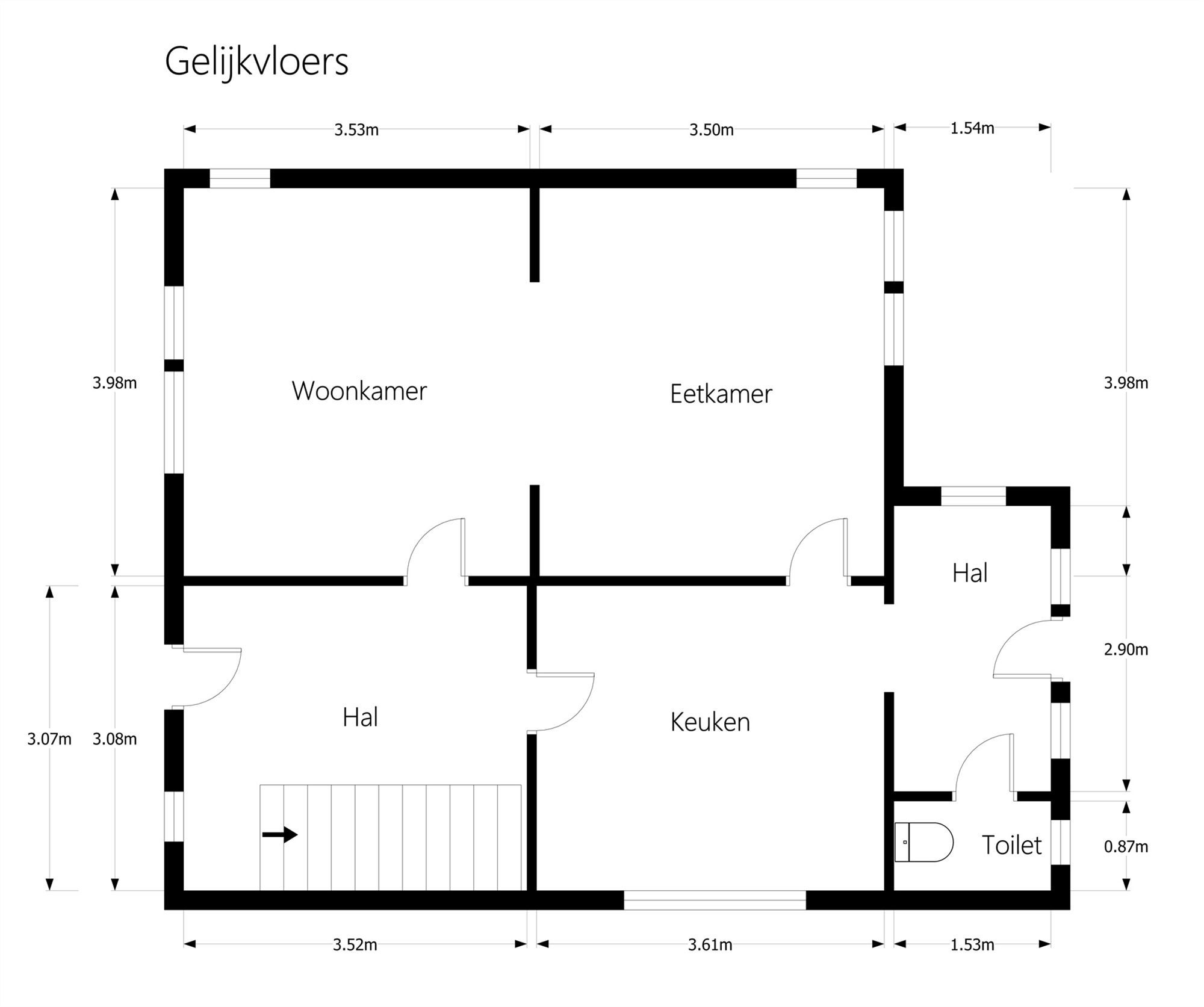 RECENT GERENOVEERDE WONING MET 2 SLAAPKAMERS UITERST RUSTIG GELEGEN OP EEN PERCEEL VAN 5A80CA foto 26