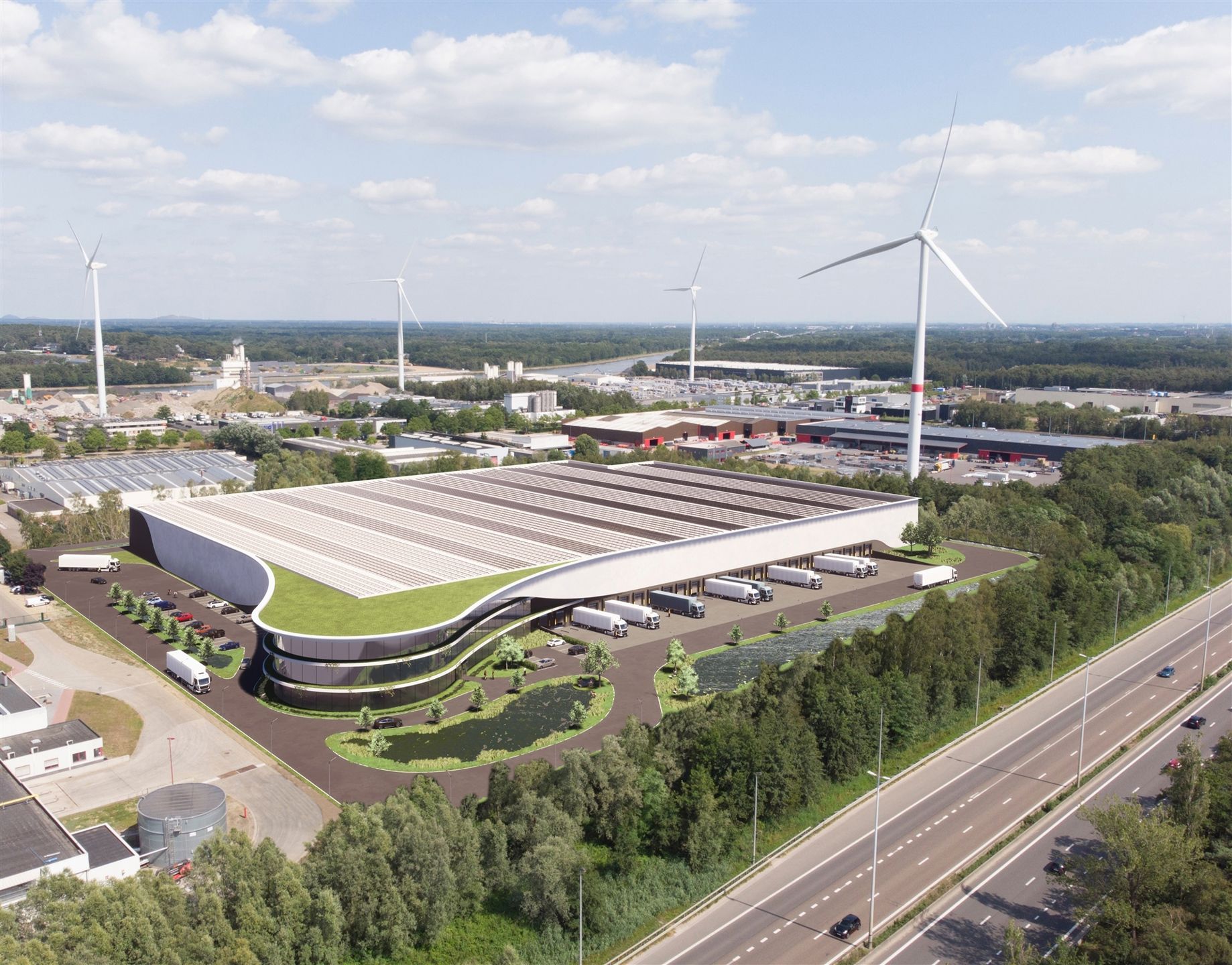 Magazijn 28.392m² met kantoor van 1.450m² foto {{pictureIndex}}