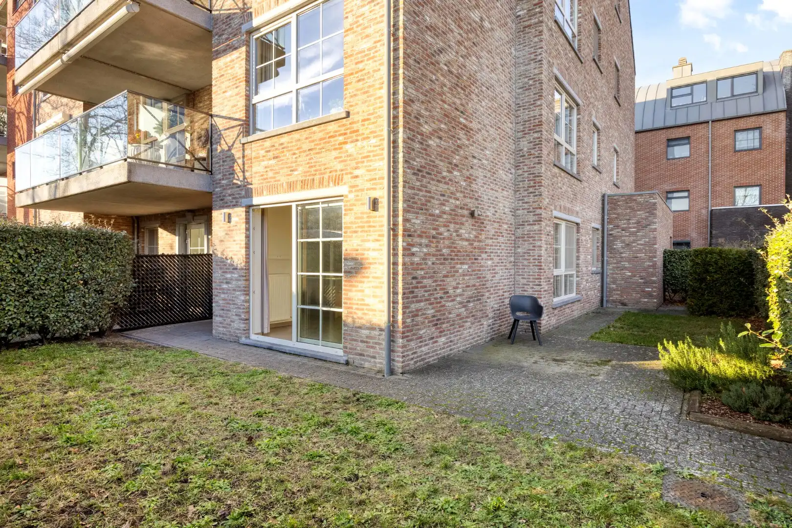 Gelijkvloers appartement met 3 slpks en voor- en achtertuin in Geel-centrum !  foto 18