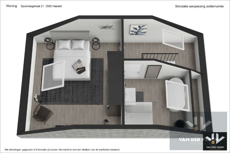 Verzorgde rijwoning met stadstuin aan Hasseltse stadsrand foto 19