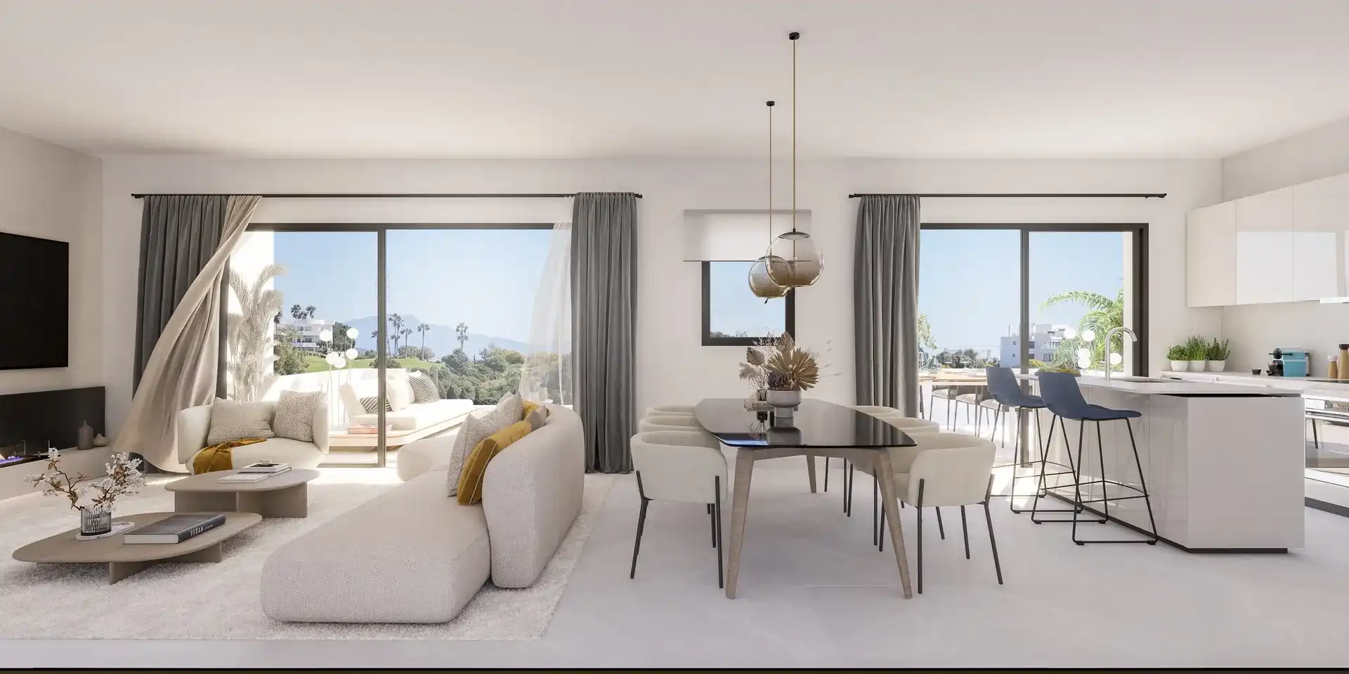 Hedendaagse vakantiewoningen tussen golf, natuur en zee foto 2