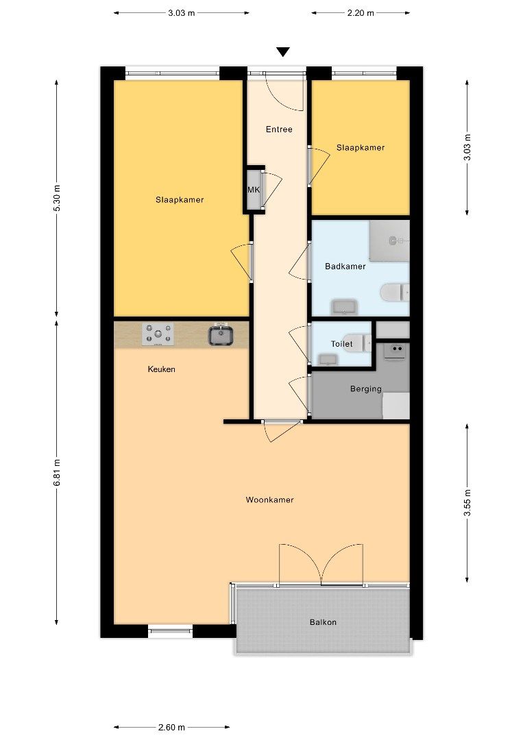 Ruim appartement in het centrum foto 15