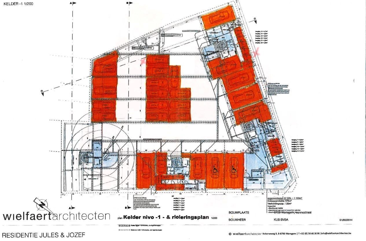 Ondergrondse autostaanplaats TE HUUR centrum Waregem! foto 3