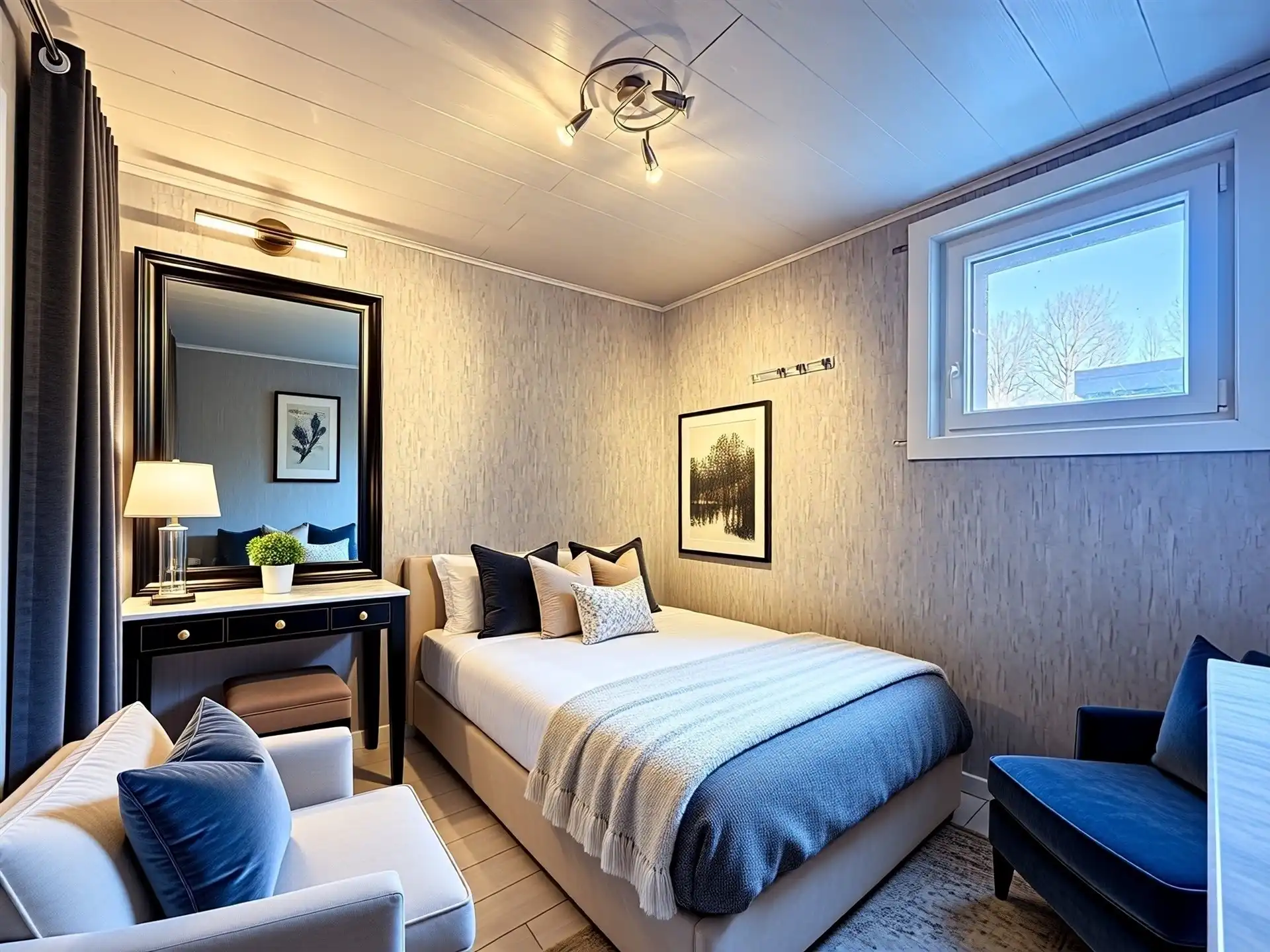 Half open bebouwing met 5 slaapkamers, garage en zicht op groen. foto 12