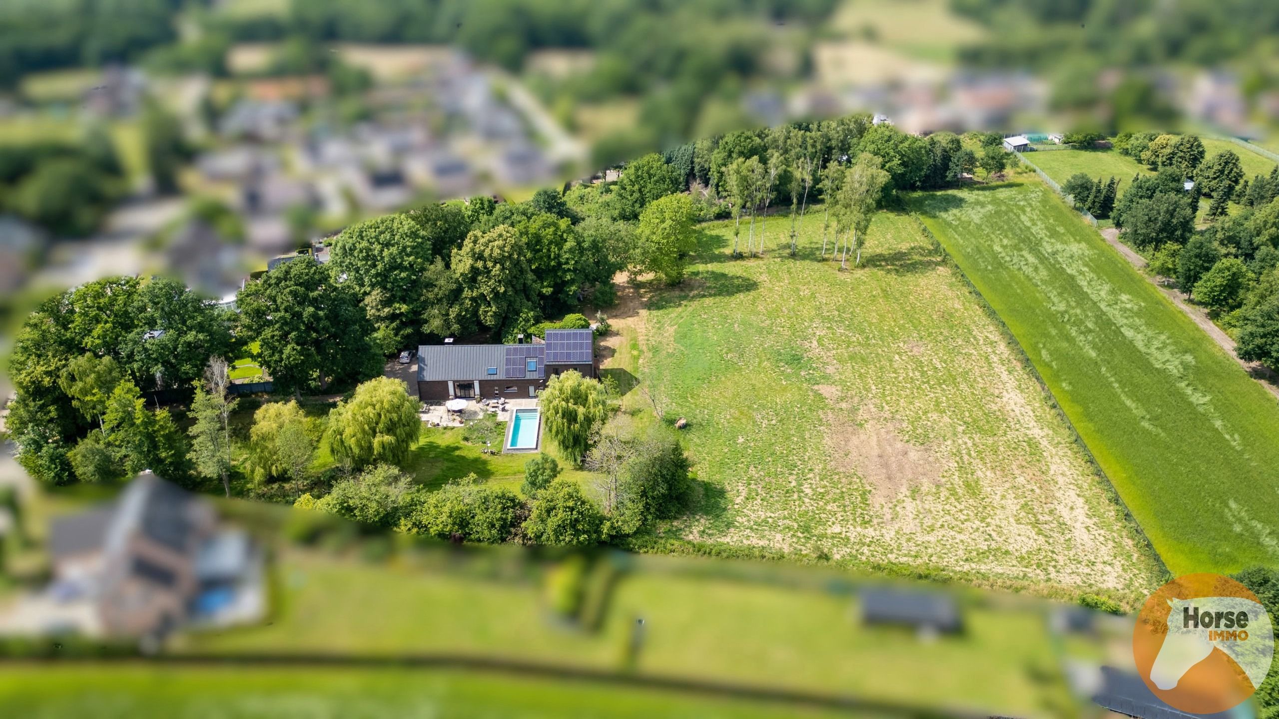 BERINGEN - Achterin gelegen woning op 1ha45 foto 4