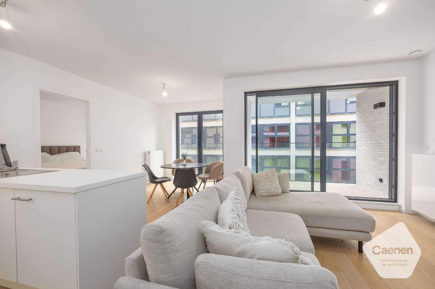 Nieuwbouw 1 slaapkamer appartement in centrum Oostende foto 5