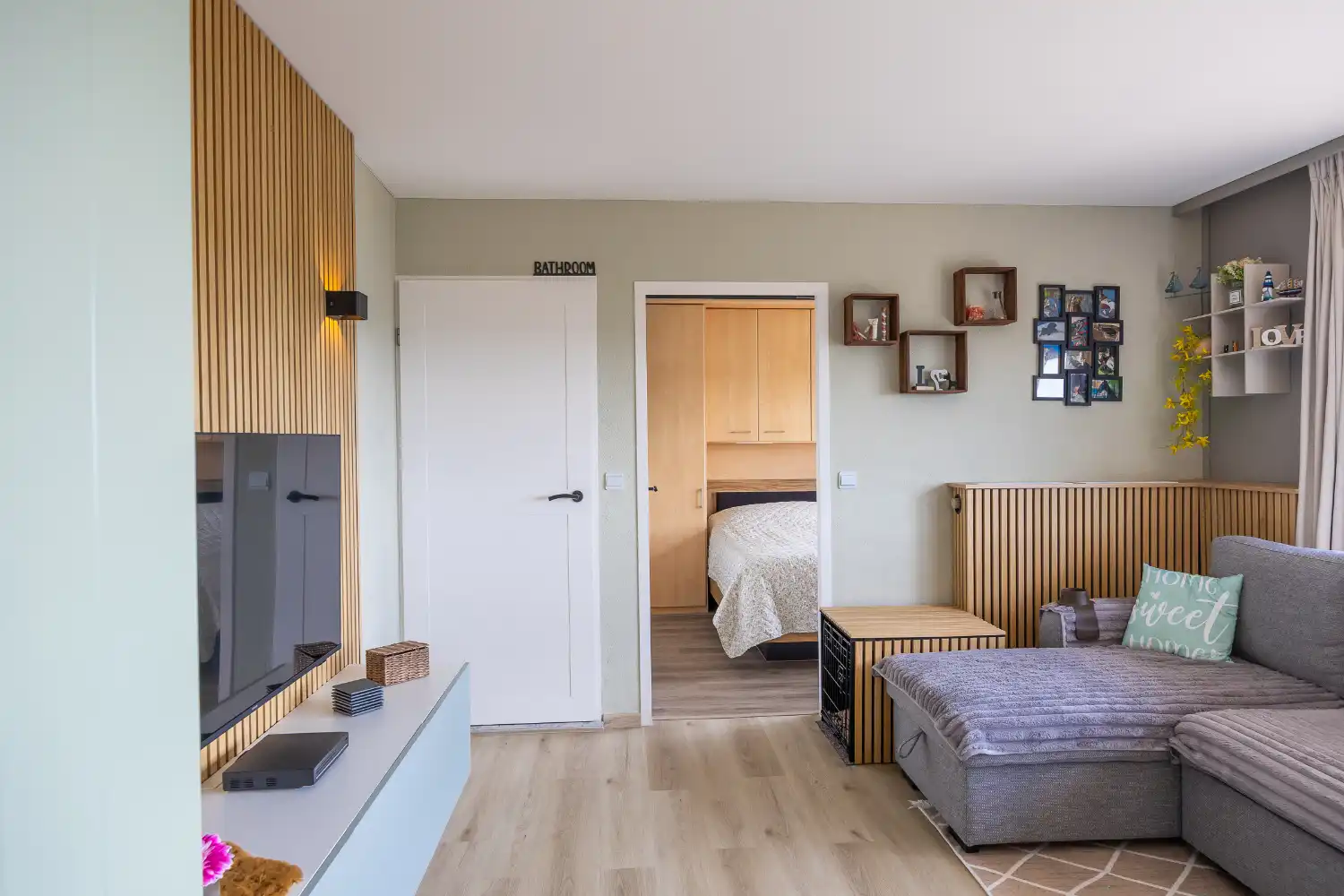 Prachtig gerenoveerd 1-slaapkamerappartement met zongericht terras en prachtig open uitzicht foto 9