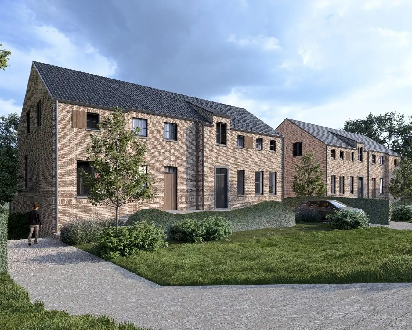 Hoogwaardig afgewerkte halfvrijstaande nieuwbouwwoning op een perceel van 8a42ca te As! foto 3