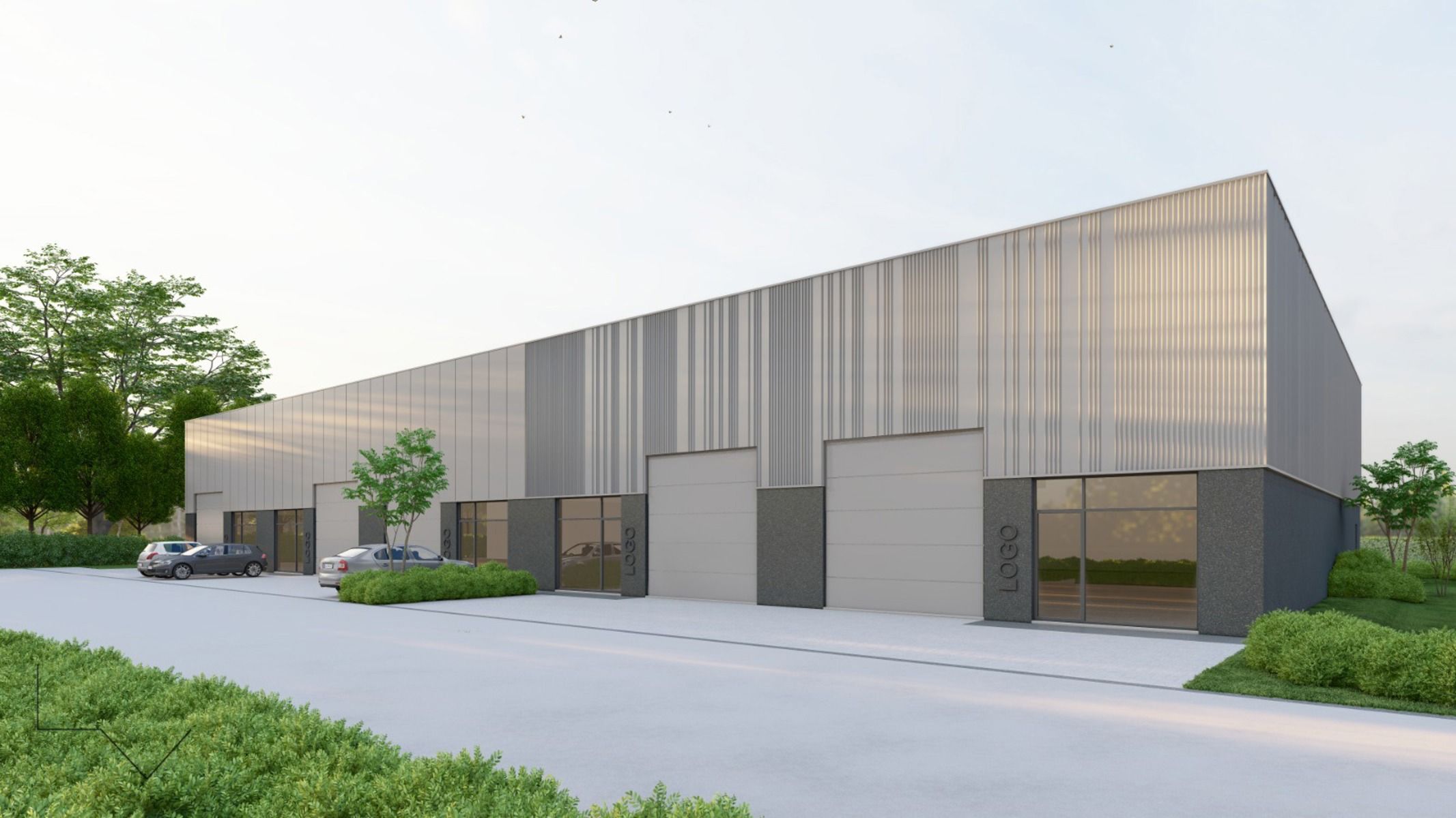 Een nieuwbouw opslag- / bedrijfsruimte van 275 m². foto {{pictureIndex}}