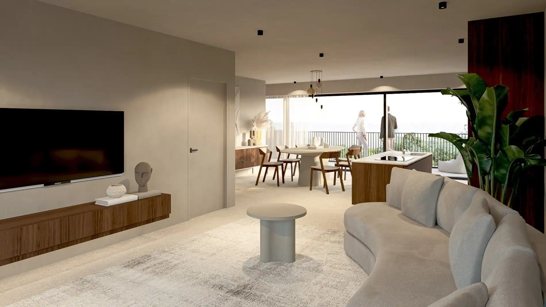 Nieuwbouwappartement op de 3de verdieping met 2 slaapkamers en ruim terras uitgevend op het groene Mottepark, in res. De Motte, vlakbij het centrum van Hoeselt foto 22