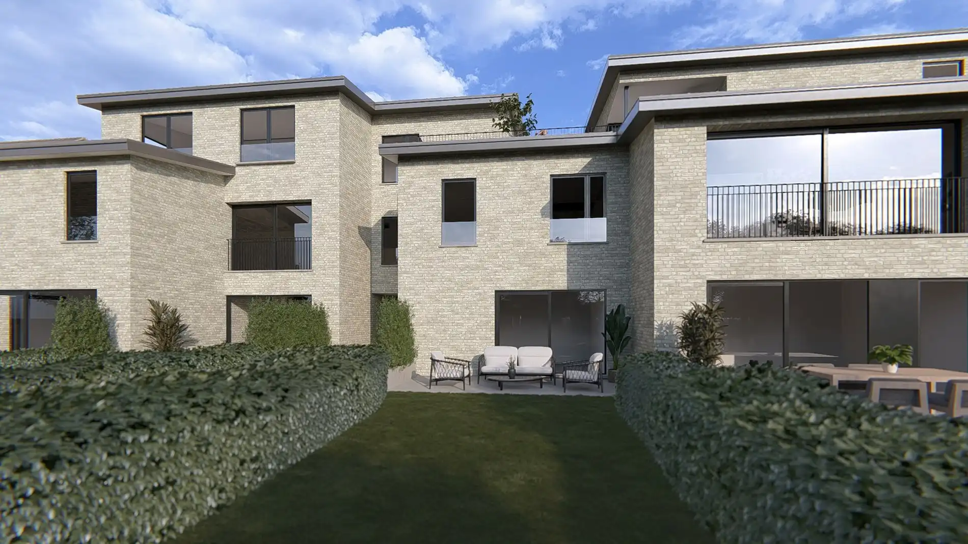 NIEUWBOUW PENTHOUSE APPARTEMENT MET 2 SLAAPKAMERS, 2 BADKAMERS EN RUIM TERRAS TE TUILT foto 9