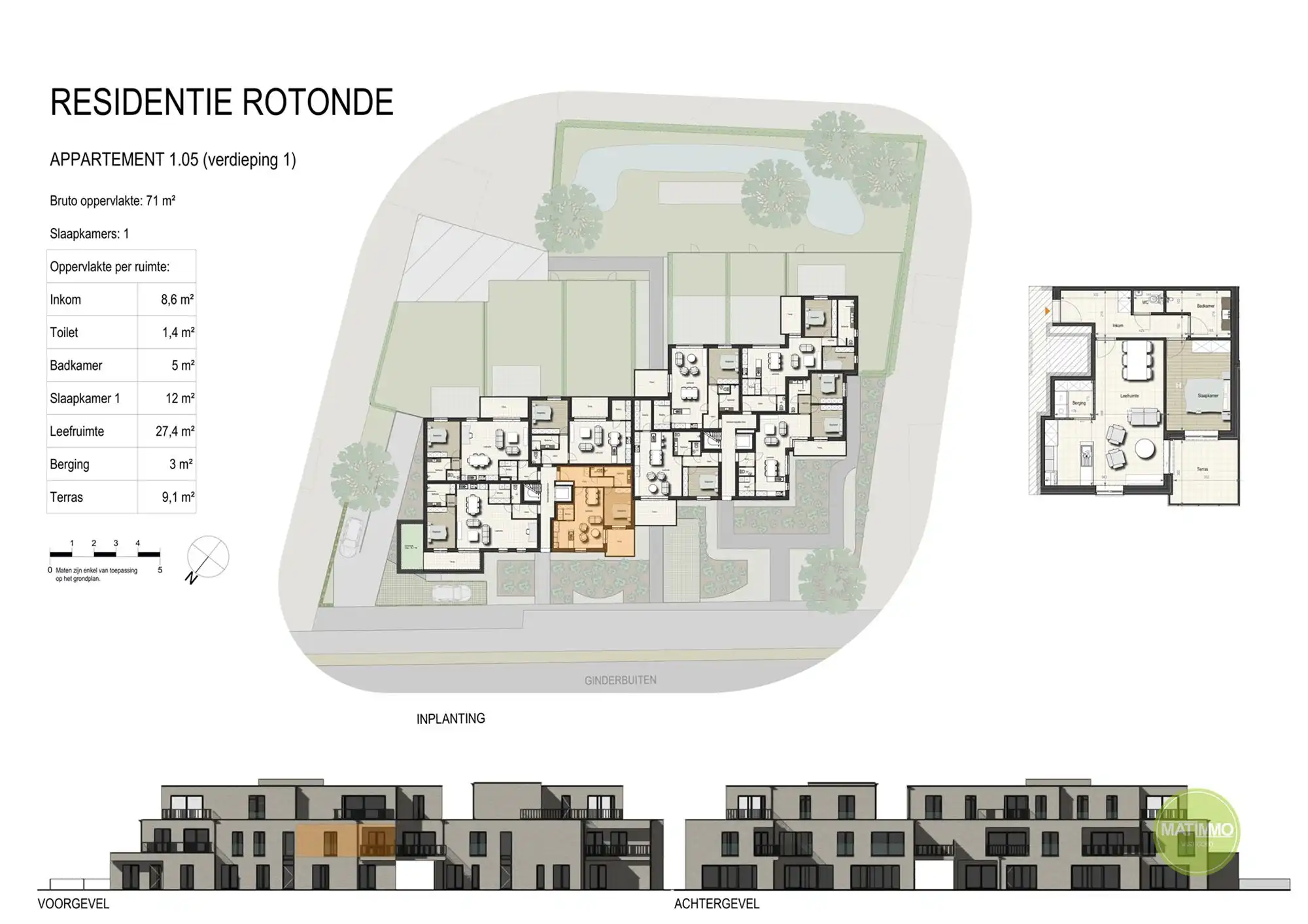 Prachtig nieuwbouwappartement met 1 slaapkamer + ruim terras foto 12