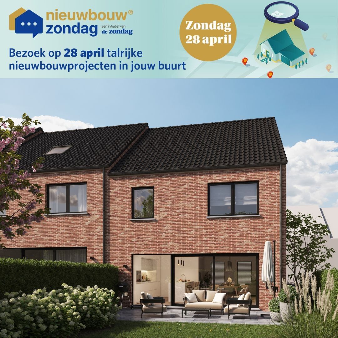 Nieuwbouwproject te Nieuwkerke bestaande uit 5 woningen en 10 garages foto 3