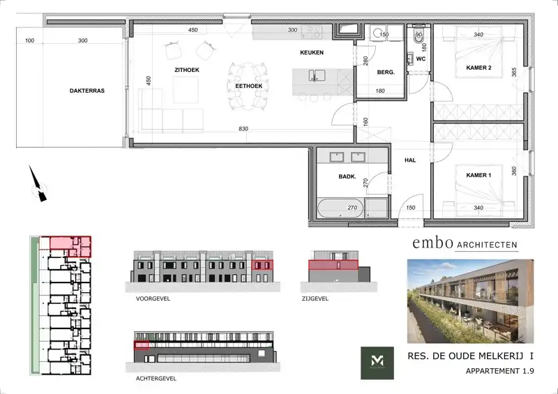 OPTIE - MOGELIJKHEID AANKOOP NIEUWBOUW à 6% - NIEUWBOUW APPARTEMENT TE KOOP IN WACHTEBEKE foto 6