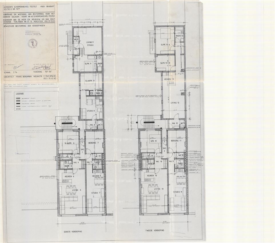 opbrengsteigendom 9 appartementen, 6 garages, winkelruimte en atelier  foto 11